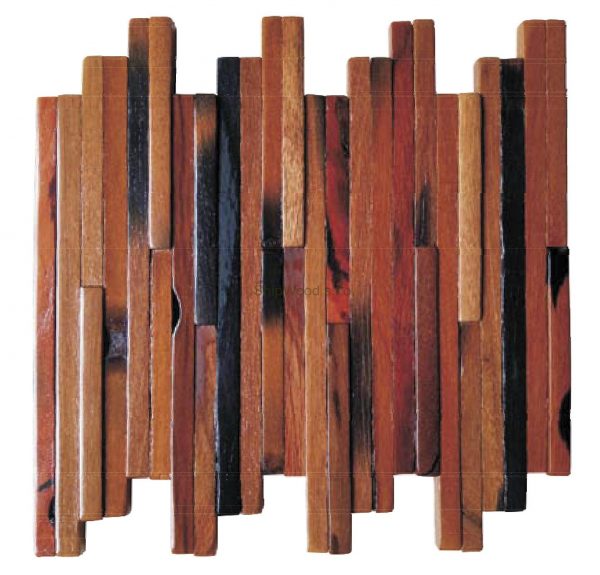 Dřevěná lodní mozaika - obkladová dlaždice 30 x 30 cm_model SHW 3195T 1
