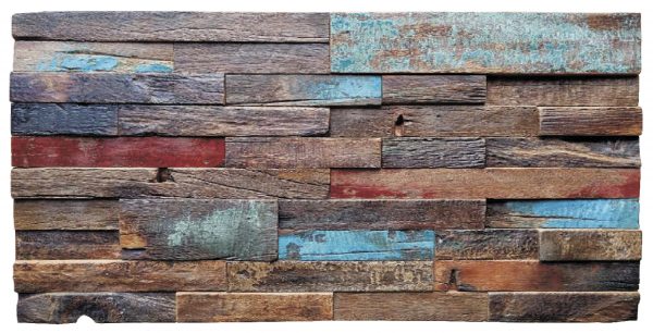 Dřevěná lodní mozaika - obkladová dlaždice 60 x 30 cm_model SHW 6276 1