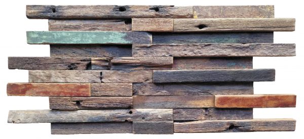 Dřevěná lodní mozaika - obkladová dlaždice 60 x 30 cm_model SHW 6250T 1